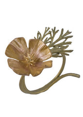 California Poppy Napkin Rings