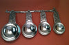 Pewter Measuring Cups on Pewter Strip